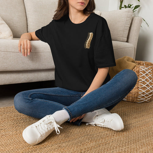 Unisex Gold & Titanium: Premium Scoliosis Spine T-shirt